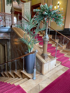 Trapplan på väg till våning 2